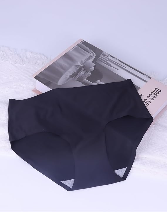 Teen Girls Seamless Stretch No Show Panties Multi-Pack | Ages 7-16 | Ice Silk Breathable Underwear
