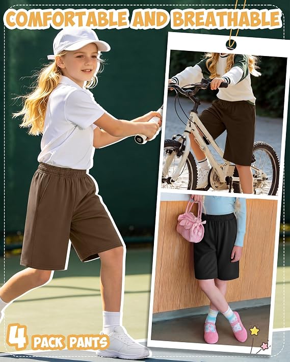 Girls Jogger Set 2 Piece – Matching Hoodie Top and Jogger Pants Tracksuit Outfit for Teen Girls Kids Sizes 5-14 Back to School 2026